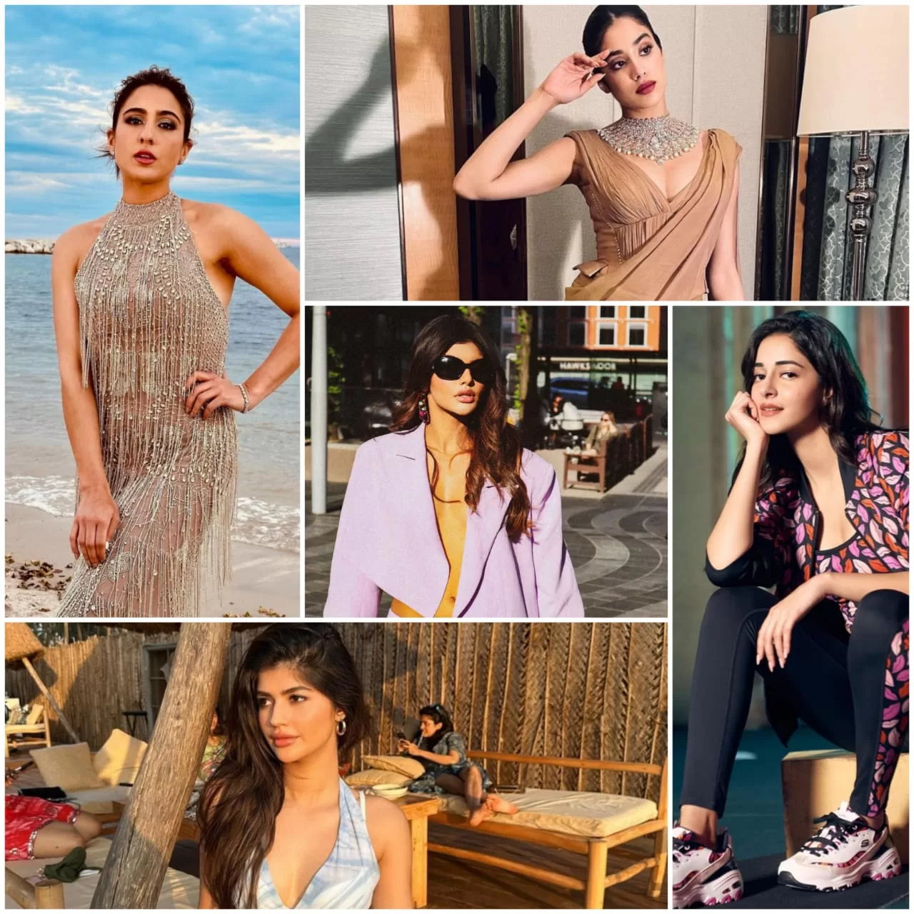 From Janhvi Kapoor’s gym wear to Richa Ravi Sinha’s Classy fashion choices to Ananya Panday’s party outfits ; Top 5 GenZ Actresses Redefining Fashion