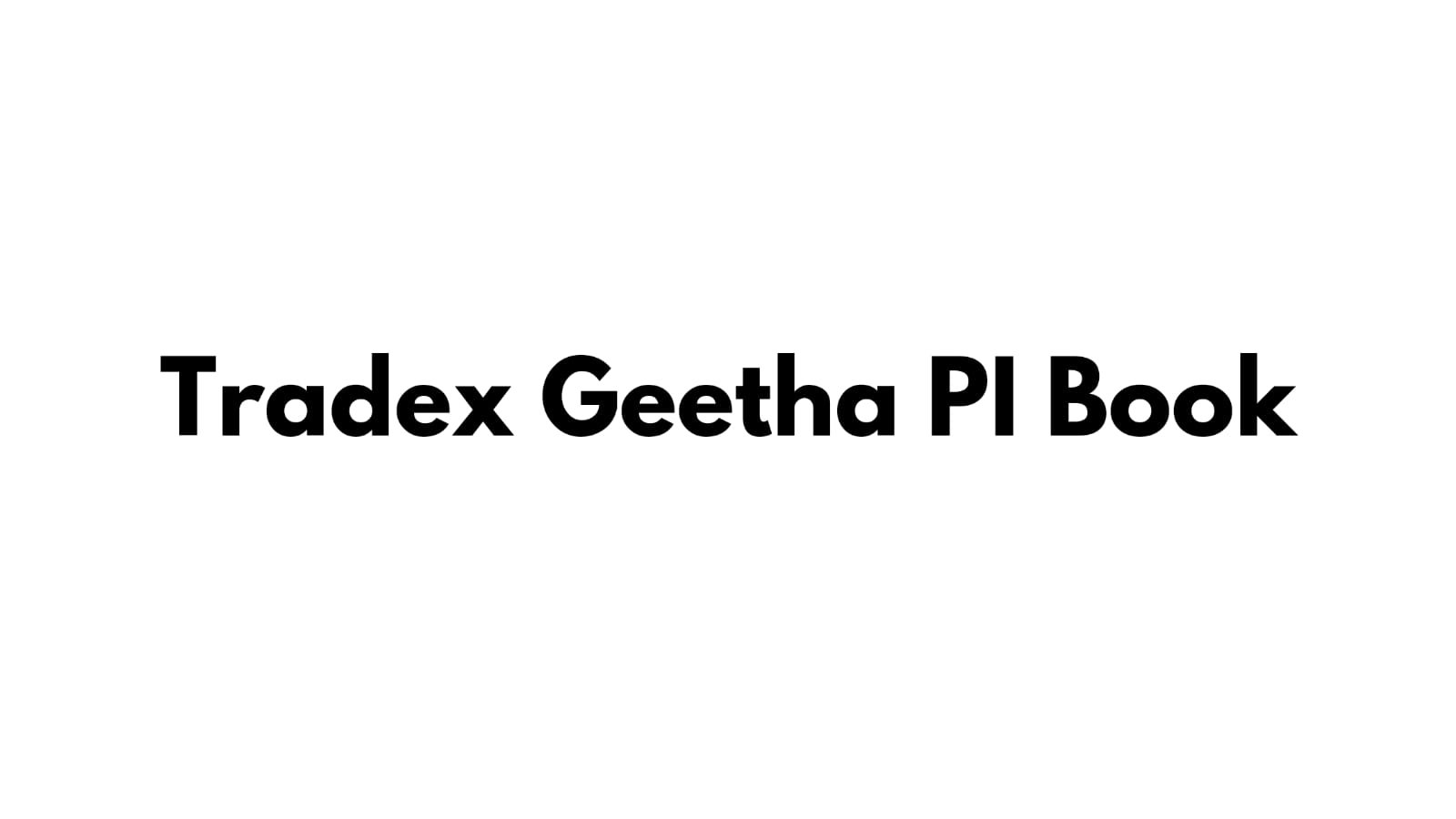 Tradex Geetha PI Book Opens New Office in Delhi, Expanding Reach