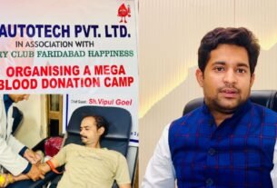 Jitin Sharma’s KR Autotech Successfully Completes Blood Donation Camp in Association with Rotary Club Happiness