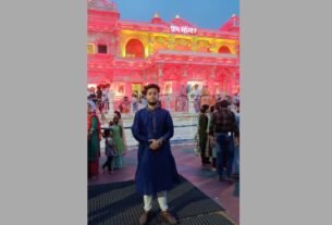 Manish Bhattacharjee, the CEO of Brown Rich Media was seen in Spiritual Vrindavan