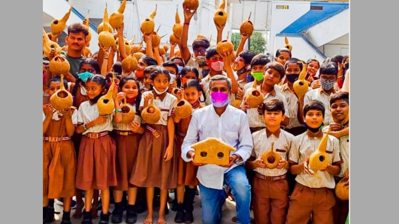 Ananthapuram’s Feathered Miracle:A G Anil Kumar’s Home for Birds Project Sets Harvard World Record