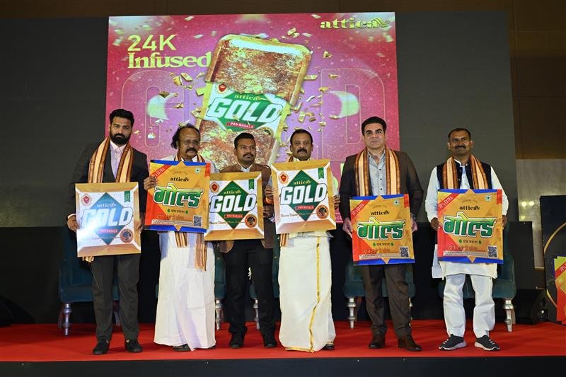 Attica Gold Pan Masala: A Healthier Alternative!  Infused with 24K Gold for Purity & Premium Experience!